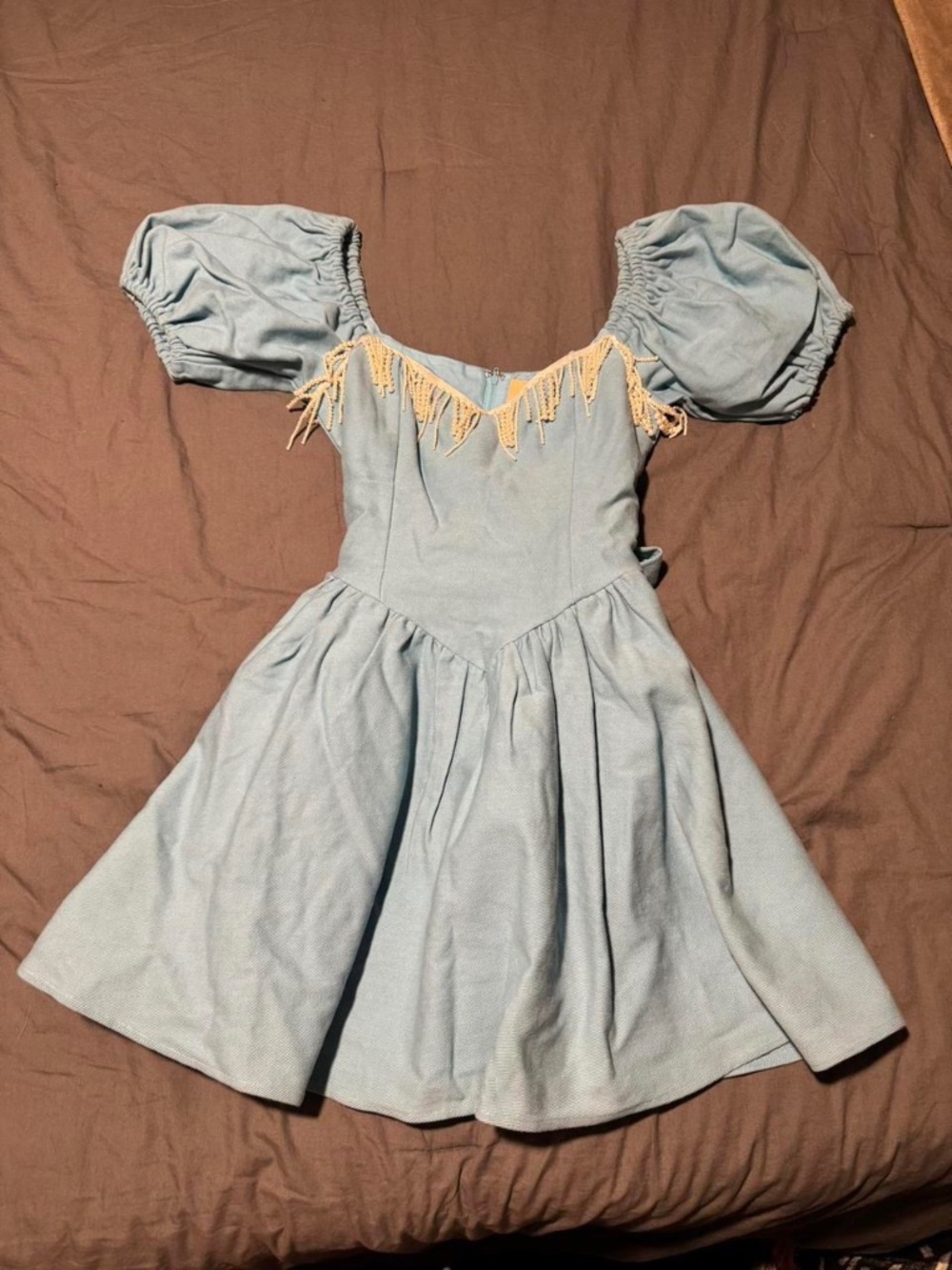 Fashion Brand Company Blue Pearl Dress